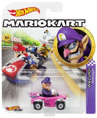 HOT WHEELS MARIO KART WALUIGI BADWAGON NOWY !!!