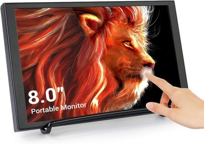 Monitor z ekranem dotykowym 8-calowy przenośny LCD 1280x800 ELECROW