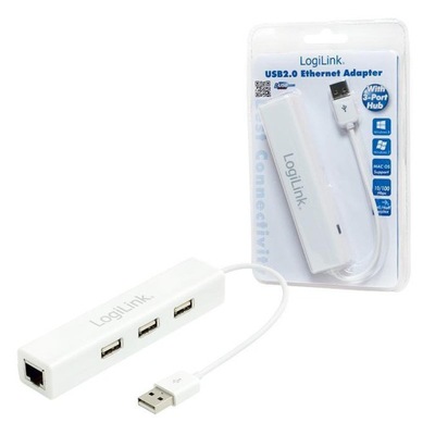 Adapter LogiLink UA0174A USB2.0 do RJ45 Ethernet