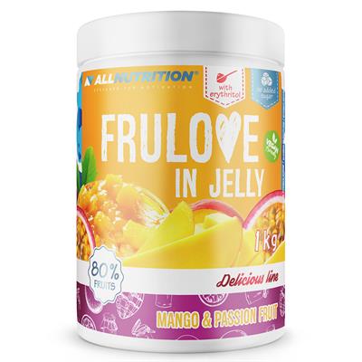 ALLNUTRITION FRULOVE IN JELLY 1KG MANGO-PASSION FRUIT BEZ CUKRU FRUŻELINA