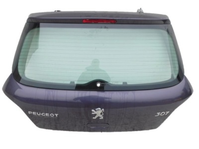 Peugeot 307 1.6 16v 2002r кришка багажника задня багажника фото №1