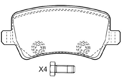 VALEO КОЛОДКИ ТОРМОЗНЫЕ VOLVO V70 2.0 ДИЗЕЛЬ 4 2011-