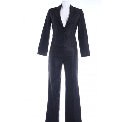 Strenesse Gabriele Strehle We\u0142niane spodnie ciemnoszary W stylu biznesowym Moda Spodnie Wełniane spodnie 
