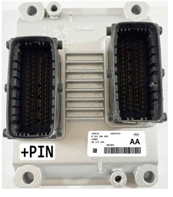 КОМПЬЮТЕР ECU OPEL 0261206490 09173199 AA + PIN