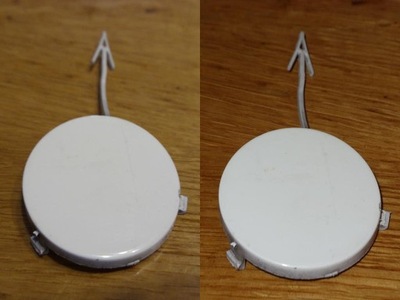 Ford mondeo mk3 заглушка фаркоп перед 1s7117a989de фото №1