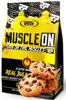 REAL PHARM MUSCLE ON 1000G gainer bulk czysta masa