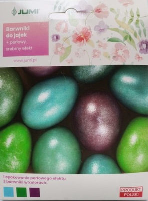 Zestaw do dekoracji jajek-BARWNIKI+perłowy efekt