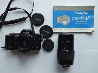 Chinon CP-9AF Multi-program + Chinon AF 28-70 mm 1:3.5-4.5 + 70-210 mm f4.5