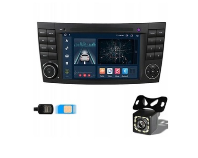 RADIO MERCEDES W211 W209 CLS ANDROID CARPLAY 4/64G  