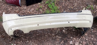 Mercedes c klasa w204 рестайлинг  бампер задний универсал хром фото №1