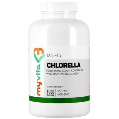Chlorella 250 mg 1000 tabl. MYVITA algi detoks