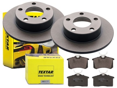 Тормозные диски тормозные колодки textar задний  audi a4 b5 passat quattro фото №1