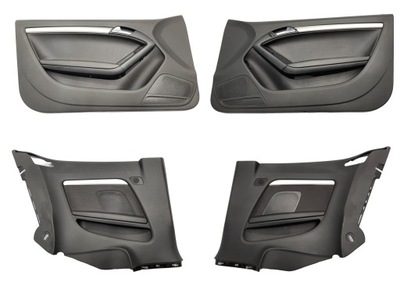 Audi a5 обивка салона дверь обшивка дверь комплект 8t1867106 8t086703624a фото №1