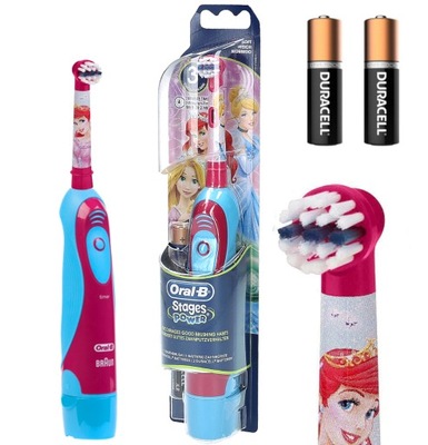 Oral-b Szczoteczka elektryczna dla dzieci for kids Księżniczki Obrotowa