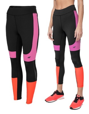 Legginsy sportowe 4F SPDF014 spodnie fitness XS