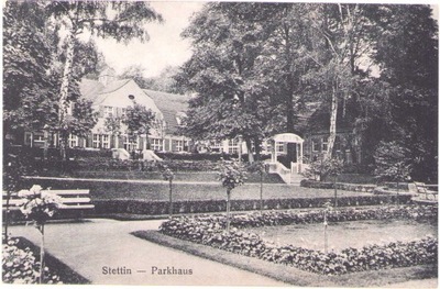 SZCZECIN- Park restauracja -Stettin -Parkhaus ca. 1910