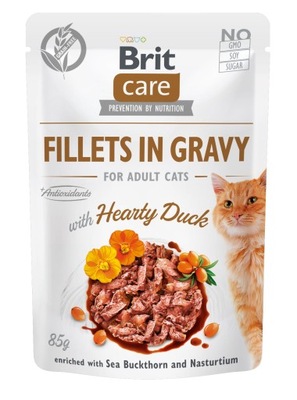 Brit Care Cat Pouch Duck 12x85g