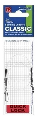 Przypon DRAGON Quick Lock Fluorocarbon 10kg 25cm