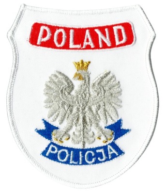 Poland POLICJA Tarcza Naszywka 2417R