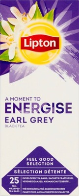 Herbata Earl Grey w kopertach Lipton 25szt x 2g