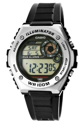 Zegarek Casio MWD-100H-1AVEF 10 BAR Do pływania Un