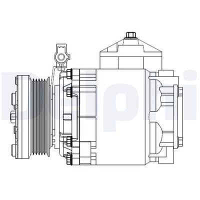 COMPRESOR COMPRESOR DE ACONDICIONADOR FORD TOURNEO CONNECT 1.8 TDCI 02-13  