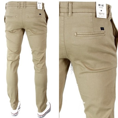 MUSTANG CHINO BE FLEX SLIM TAPERED JEANSY JOGGERS _ W35 L30