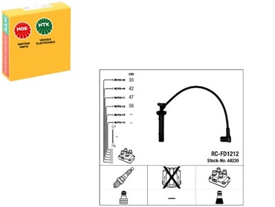 Дроти запалювання ford galaxy 2.3 16v 97- ngk фото №1