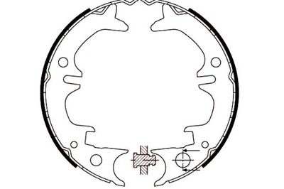 Trw gs8430 набор колодка тормозных фото №1
