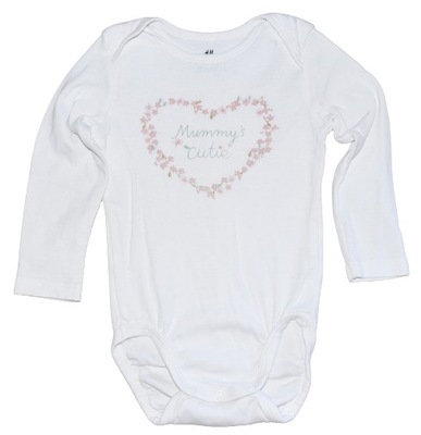 H&M ORGANIC COTTON BODY 6-9m 74