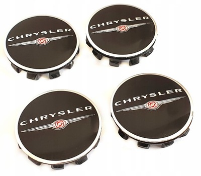 CHRYSLER CUP NUTS KAPSLE ZNACZKI ALUFELG 56MM/53MM  