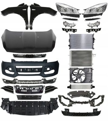 Ford kuga 2013-2016 бампер капот лампы крылья фото №1