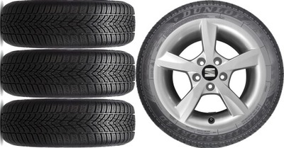 NEW WHEELS WINTER SEAT TOLEDO III 3 DUNLOP 205/55R16*2  