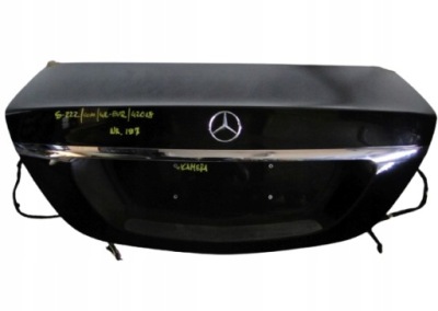 Mercedes s klasa w222 222 крышка багажника задняя багажника задняя фото №1