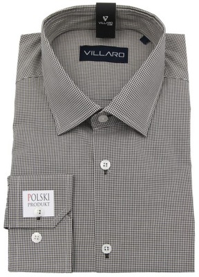 Koszula Villaro slim 43 176/ 182 w kratę