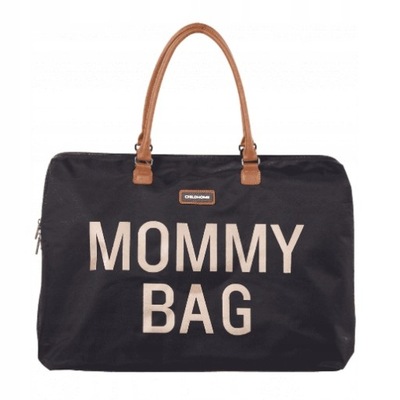 Childhome torba podróżna Mommy Bag CZARNO-ZŁOTA