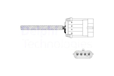 DELPHI ЗОНД ЛЯМБДА BMW Z3 E36 2.8 11.96-05.00