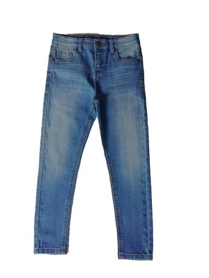 M&Co Spodnie jeansowe, dziewczęce roz 122 cm