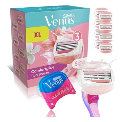 Gillette Venus rohové Náhradné čepele pre holiaci strojček 8 ks