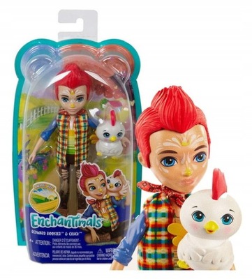 Enchantimals Lalka Redward Rooster & Cluck GJX39