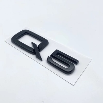 3D ABS BLACK SILVER LETTERS Q2 Q3 Q4 Q5 Q6 Q7 Q8 EMBLEM FOR AUDI Q S~59195  