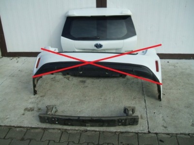 Toyota prius plus + задній задня підсилювач  бампера фото №1