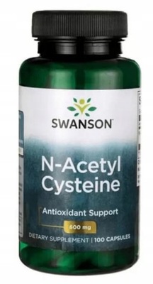 NAC 600mg 100kaps CYSTEINE N-acetylo L-cysteina