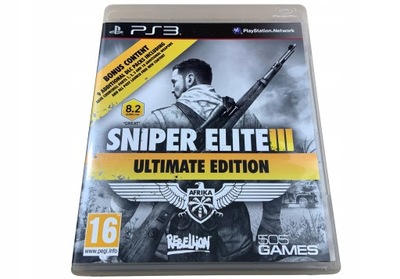 SNIPER ELITE III ULTIMATE EDITION komplet PL PS3