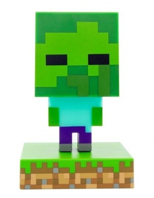 LAMPKA NOCNA MINECRAFT ICONS ZOMBIE LIGHT / POSTAĆ / IKONA /