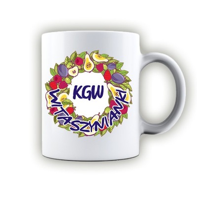 kubek ceramiczny z logo KGW