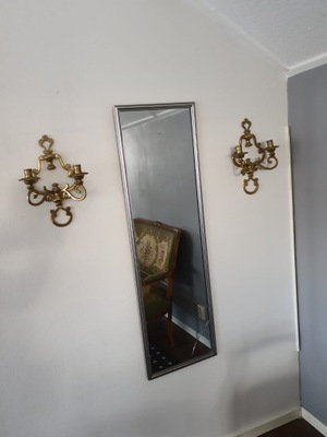 OZDOBNE ŚWIECZNIKI WISZĄCE MOSIĘŻNE