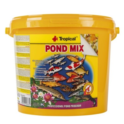 Tropical Pond Mix Mieszanka pokarmu dla wszystkich ryb w oczku wodnym 5L