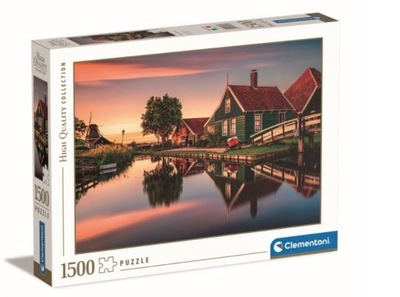 PUZZLE 1500 HQ ZAANSE SCHANS CLEMENTONI 31696