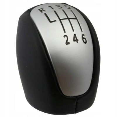 Ручка переключения передач do renault laguna iii кожа фото №1